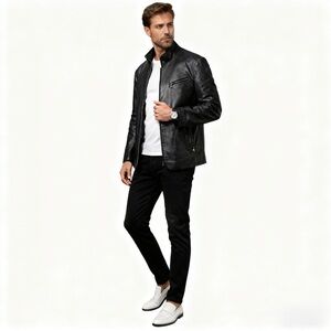 Customized Lamb Leather jacket